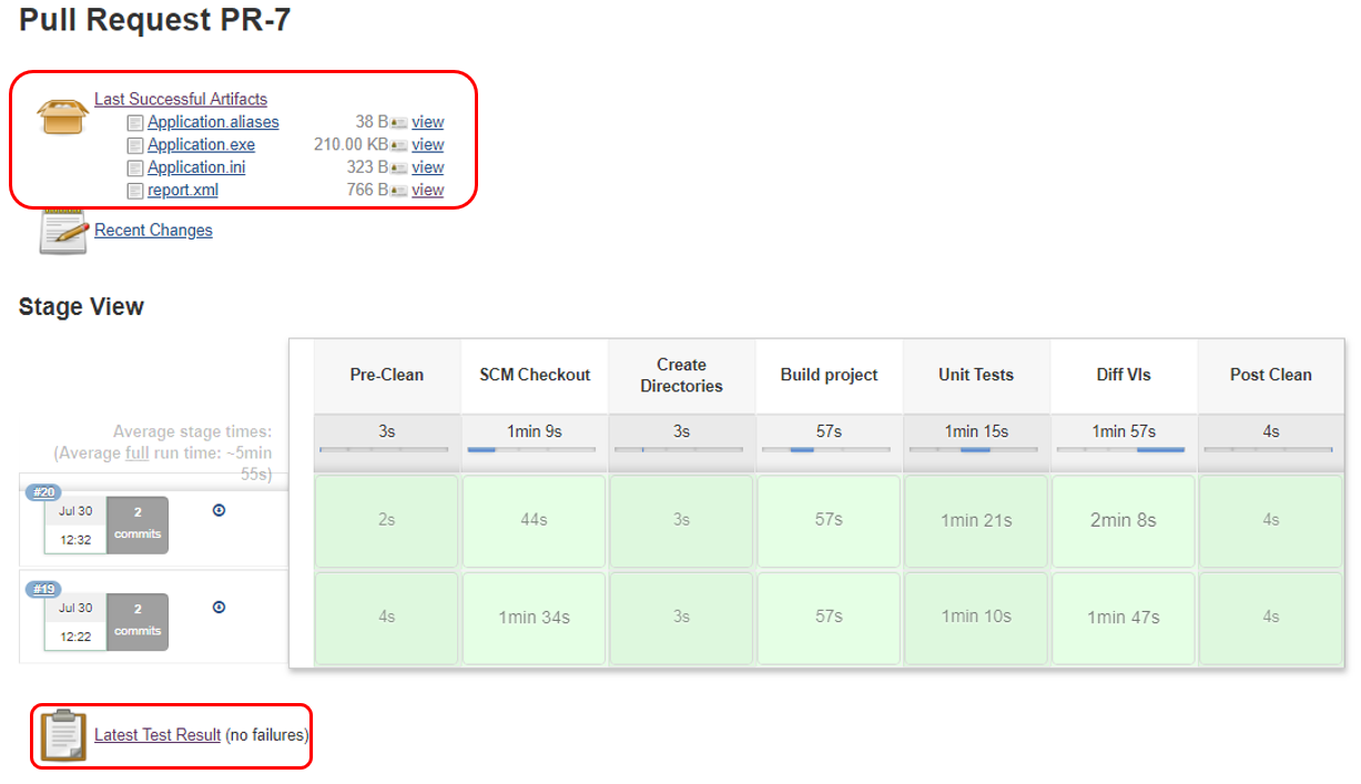 jenkins build artifacts